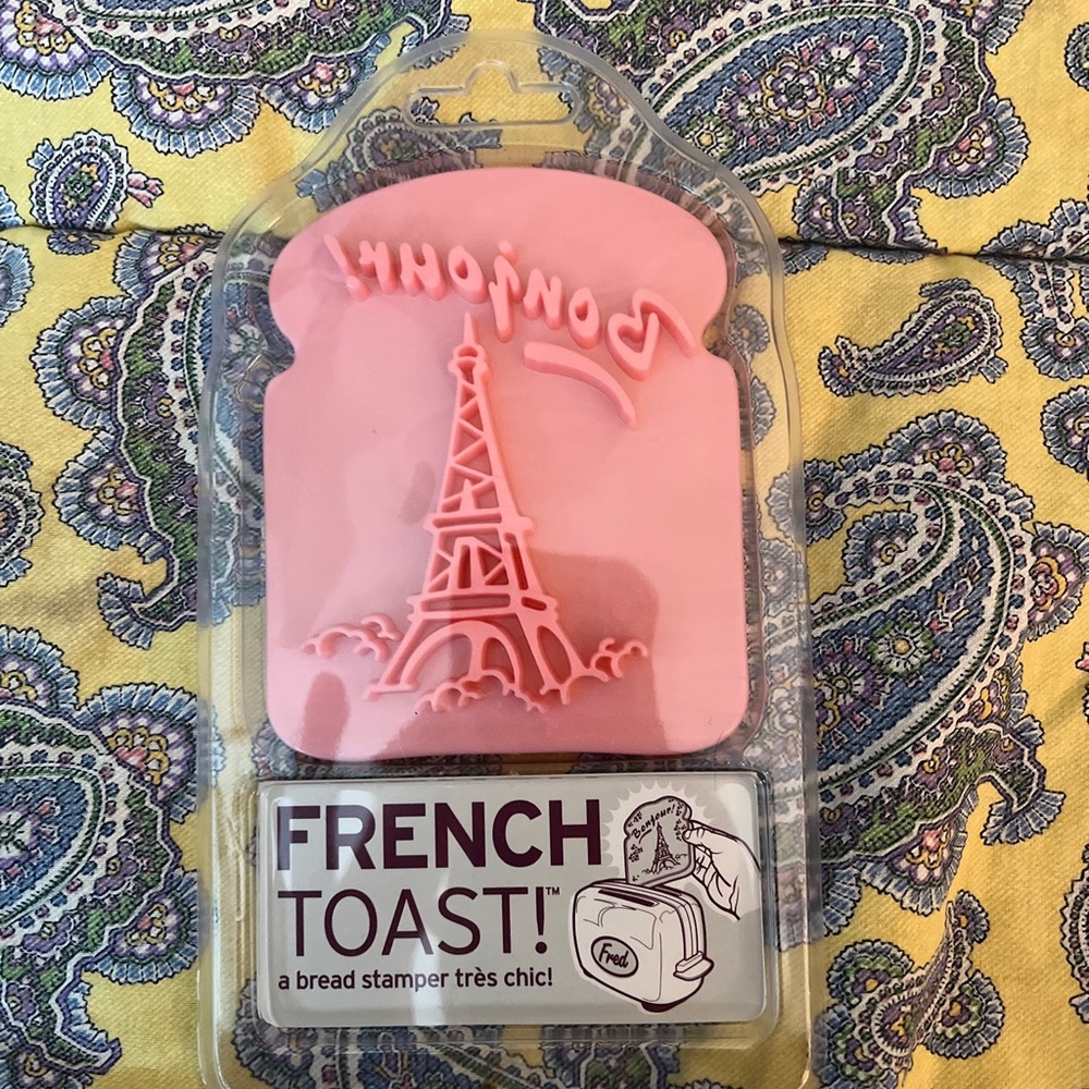 French toast stamp breakfast Paris Eiffel Tower